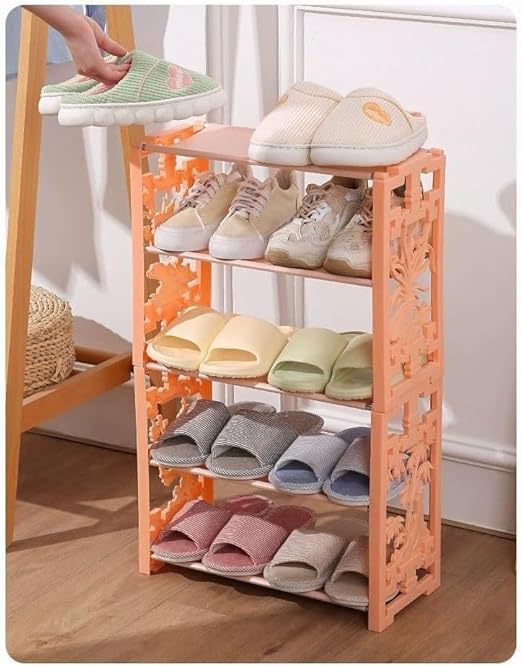 Space Saving Modern Shoe Storage Shelf 5-layer