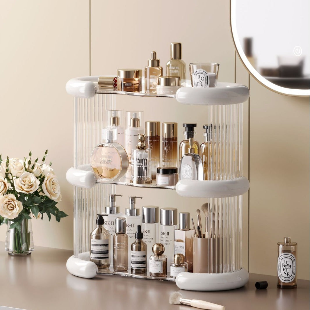 3 Layer Luxury Desktop Makeup Storage Rack